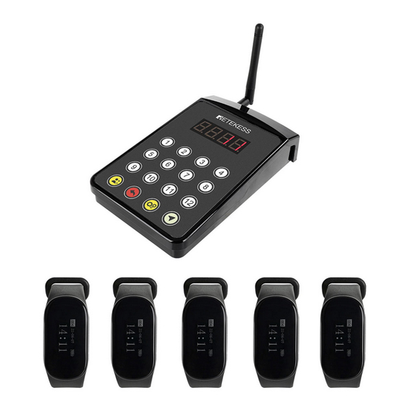 Sistem de apelare wireless pentru chelneri Retekess TD154