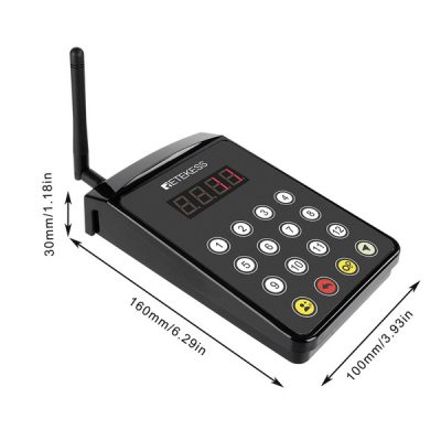 retekess td154 staff paging system keypad size tb 1